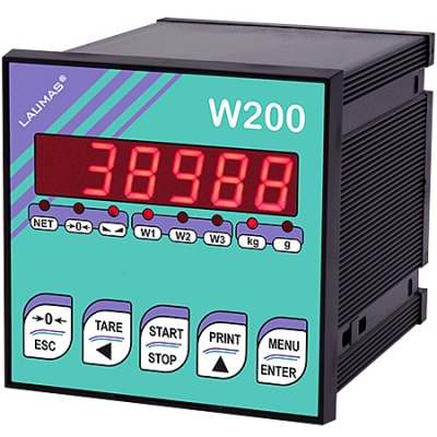 W200BOXEC – WEIGHT INDICATOR INTO IP64 BOX (for weighing and batching)